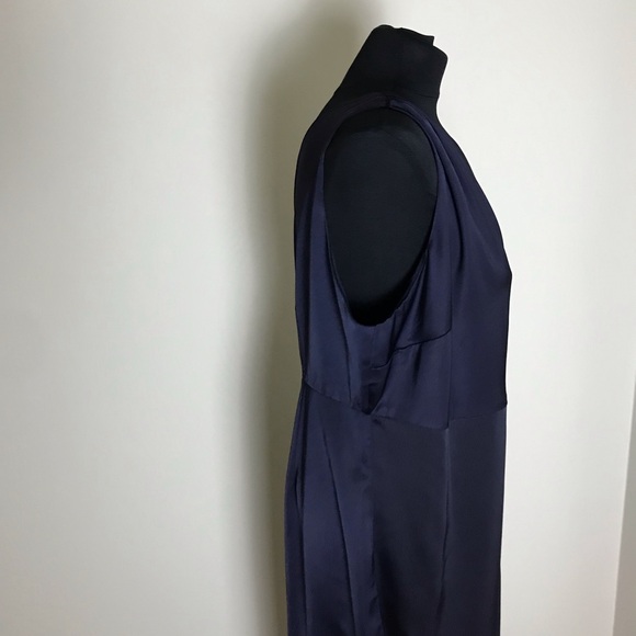 Showpo Navy Blue One Shoulder Dress - Picture 5 of 9